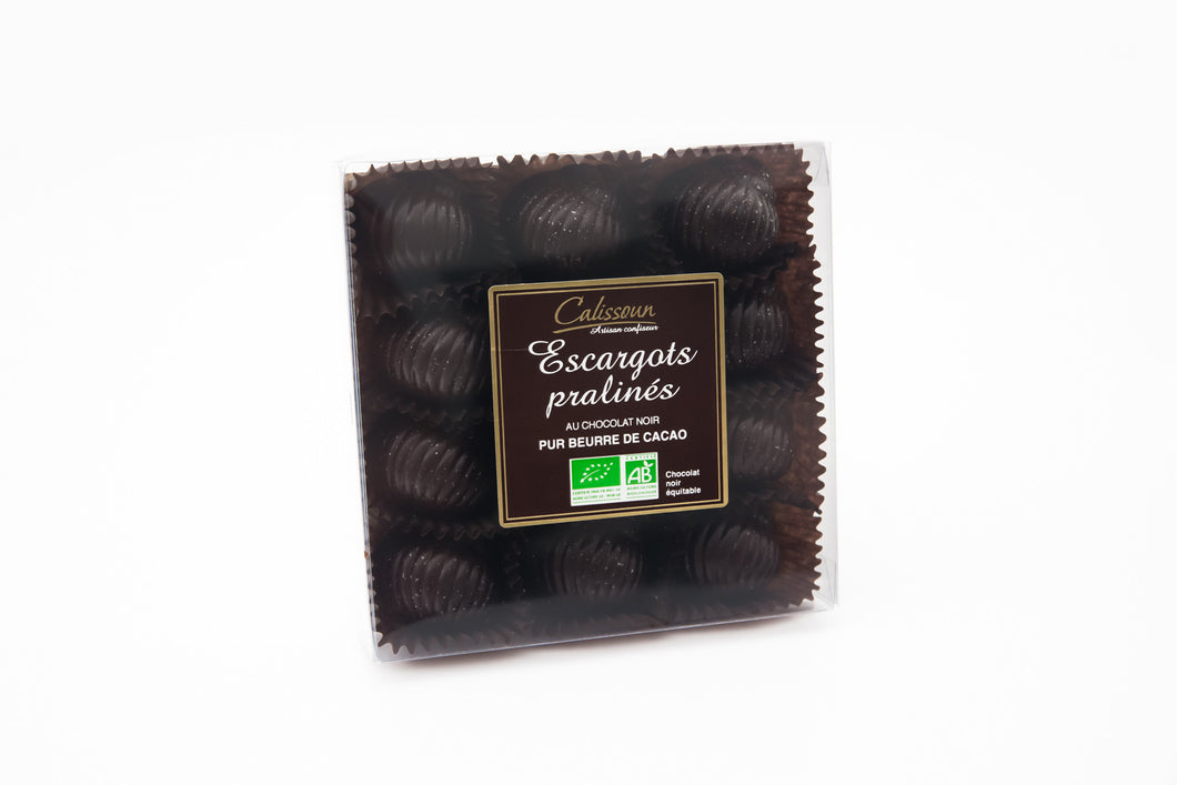 Escargots Pralinés - Chocolat Noir